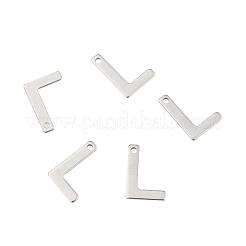 Dijes de letras de acero inoxidable 304 resistentes al deslustre&nbsp;LS-STAS-O072-L