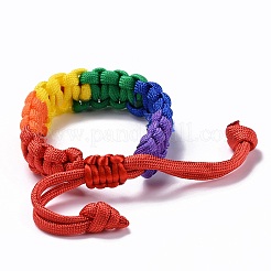 Regenbogen-Pride-Armband&nbsp;LS-BJEW-F419-07