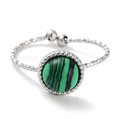 Ionenplattierung (IP) 304 Edelstahlring&nbsp;RJEW-B059-02P-02