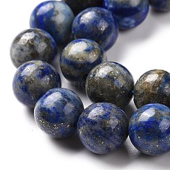 Natürlicher Lapislazuli Perlenstränge&nbsp;G-E483-17-10mm