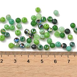 Perline di vetro palccato&nbsp;GLAA-D020-01A