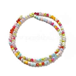 Gefärbt natürlichen Süßwasser-Muschelperlen Stränge&nbsp;SHEL-G014-05B-02