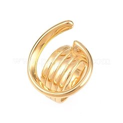 Anelli da dito in acciaio inossidabile 304 dalle linee irregolari&nbsp;RJEW-E298-01B-G