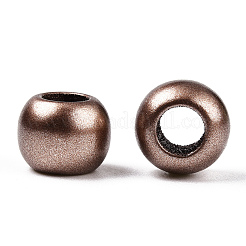 Perles acryliques peintes en spray&nbsp;ACRP-WH0003-01A