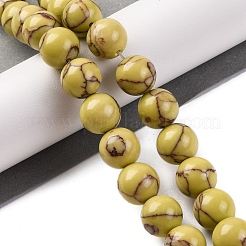 Filo di perline turchesi sintetici&nbsp;G-L605-G01-04E