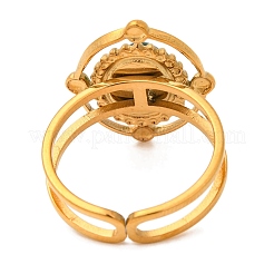Ovale Fingerringe aus natürlichem Karneol&nbsp;RJEW-Q822-30G-02