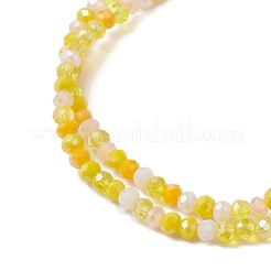 3 Stück mehrsträngige Stretch-Armbänder aus Glasperlen&nbsp;BJEW-JB12623