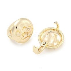 Pendientes de aro de latón&nbsp;EJEW-S228-05G