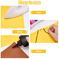 8 Rolle 8 Farben Polyesterfilzstoff&nbsp;DIY-BC0010-04B