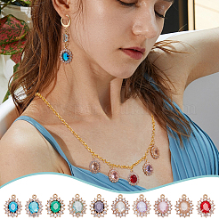 10 pendentif 10 couleurs en alliage de zinc&nbsp;FIND-UN0009-92