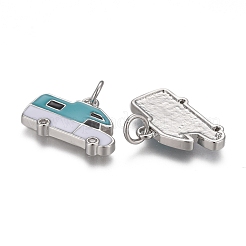 Pendentifs en laiton zircon cubique transparent&nbsp;KK-F821-34B-P