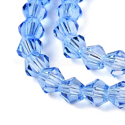 Perles de verre en fil de peinture cuite à dégradé de couleurs&nbsp;X1-DGLA-A039-T6mm-A020