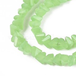 Chapelets de perles en verre imitation jade&nbsp;GLAA-N020-4mm-34