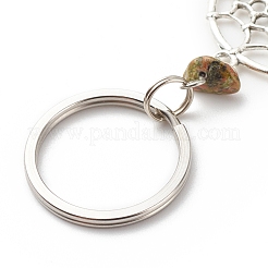 Natürlicher u. synthetischer Edelstein keychain&nbsp;KEYC-JKC00346