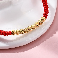 Armbänder aus geflochtenen Perlen aus Polyesterkordel für Damen&nbsp;BJEW-L698-01G-08