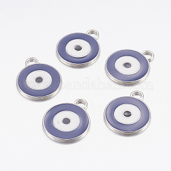 Pendentifs émail en alliage de zinc&nbsp;X-ENAM-S001-3
