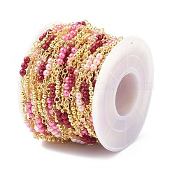 Catena di perle imitazione ottone e abs&nbsp;CHC-D029-21G