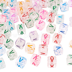 50 Uds cuentas acrílicas europeas&nbsp;MACR-TADJ0001-13V