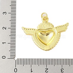 Pendenti smaltati in ottone placcato a cremagliera&nbsp;KK-S380-33G-B