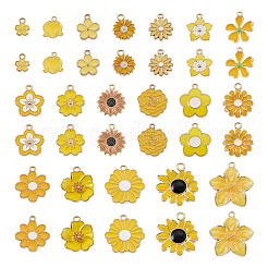 Colgantes de esmalte de aleación 36pcs 18 estilos&nbsp;ENAM-TA0004-07