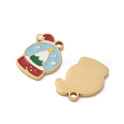 Weihnachten 304 Edelstahl Emaille Anhänger&nbsp;STAS-Z093-08M-G
