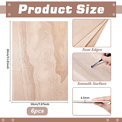 Unfertige Holzplatte&nbsp;DIY-WH0899-681B
