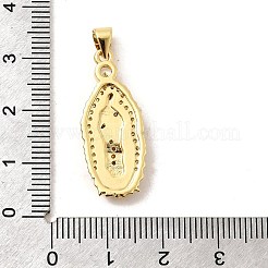 Colgante micropavé cubic zirconia de latón&nbsp;KK-A266-30G