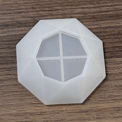 DIY facettierte Achteck-Aufbewahrungsschale Silikonformen&nbsp;DIY-A035-02