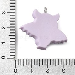 Pendentifs en résine opaque d'halloween&nbsp;LS-CRES-D318-02A-P