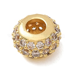 Ottone pave perline cubic zirconia europee&nbsp;CU-CBA0A9C-10G-B