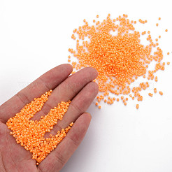 Perles cylindriques en verre de couleur fluorescente&nbsp;SEED-S047-P-003