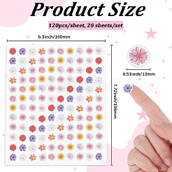 Papier-Aufkleber&nbsp;DIY-SP0007-43D