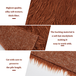 Kunstpelz-Polyestergewebe aus Kaninchenhaarimitat&nbsp;DIY-WH0032-91C