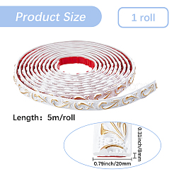 PVC selbstklebende flexible Formleiste&nbsp;STIC-WH20004-06A