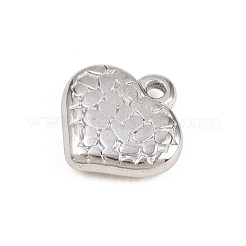 Anhänger aus gehämmertem 304 Edelstahl&nbsp;STAS-L313-01A-P
