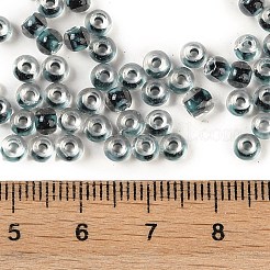 Perles de rocaille en verre de couleurs intérieures transparentes&nbsp;X1-SEED-A032-04R