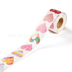 Etiquetas engomadas de la etiqueta del regalo del papel del tema del día de san valentín&nbsp;DIY-C007-01D
