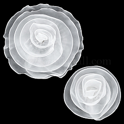 2 Stück 2 Stile Organza-Blumenbroschen&nbsp;JEWB-FG0001-58B