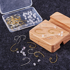 Ganci di orecchini in ottone&nbsp;STER-TA0001-02