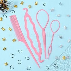 200 Stück 2 Farben Aluminium Dreadlocks Perlen Haarschmuck&nbsp;DIY-YW0006-97