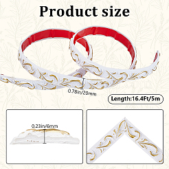1 Rolle selbstklebende flexible PVC-Formteile&nbsp;FIND-CP0002-10B