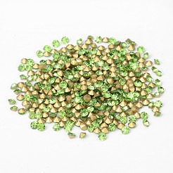 Strass de grade A de dos en plaqué de diamand en verre&nbsp;RGLA-SS16-009