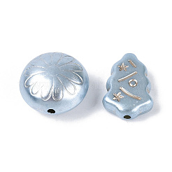 Perles acryliques opaques nacrées&nbsp;OACR-T029-04G