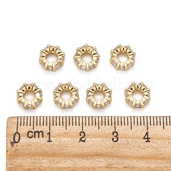 Messing Zirkonia European Beads&nbsp;ZIRC-F001-101G