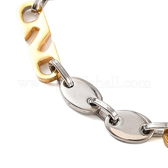 201 Gliederkettenarmbänder aus Edelstahl&nbsp;BJEW-B078-121GP