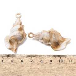 Pendenti acrilici imitazione shell&nbsp;SACR-K005-07B