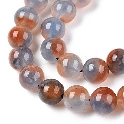 Tinti bianco naturale perle di giada fili&nbsp;G-T138-8mm-210-25