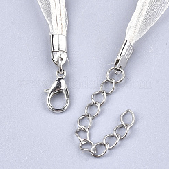 Fabrication de colliers avec cordon en cire et organza&nbsp;NCOR-T002-102
