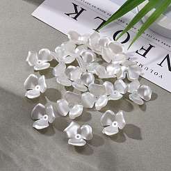 Blume Nachahmung Perle Acryl Perlenkappen&nbsp;OACR-L004-7226