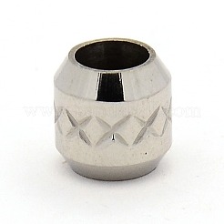 Anlaufgeschützte Edelstahlperlen&nbsp;STAS-M003-03P